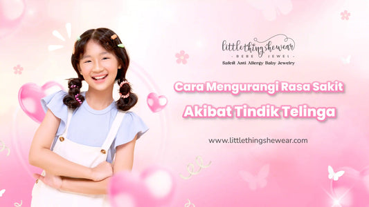 mengurangi rasa sakit akibat tindik telinga