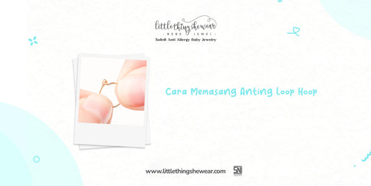 cara memasasng anting loop hoop