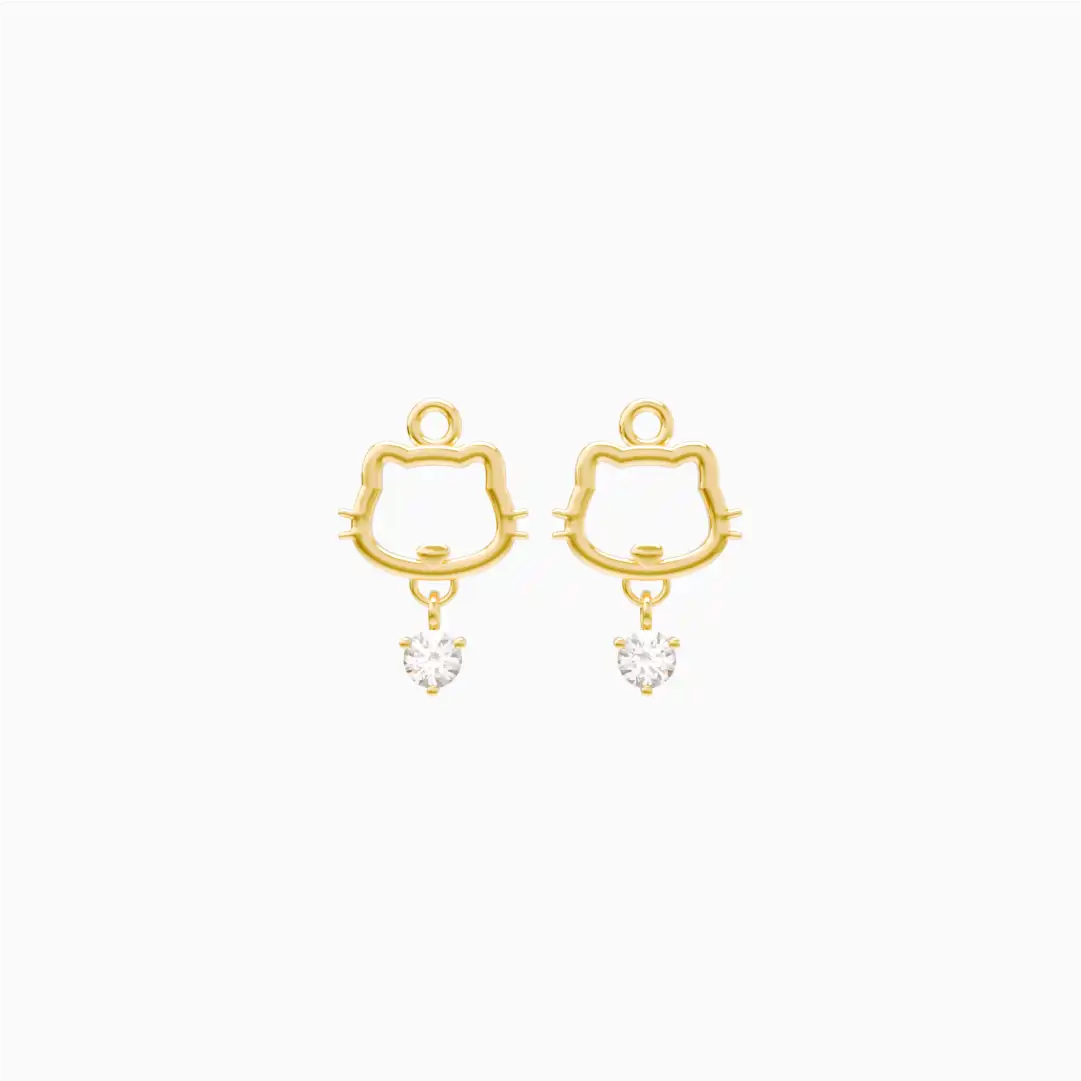 Anting Anak Loop Hoop Kimi Swarovski