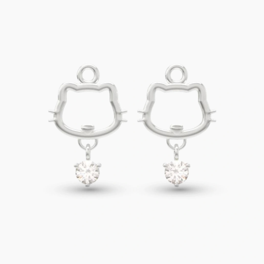 Anting Anak Loop Hoop Kimi Swarovski