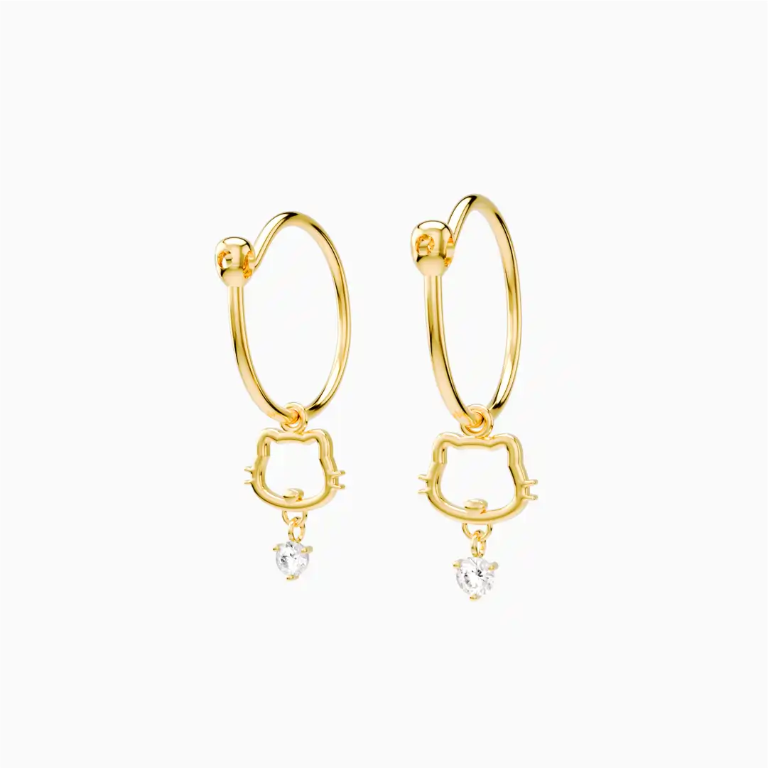 Anting Anak Loop Hoop Kimi Swarovski