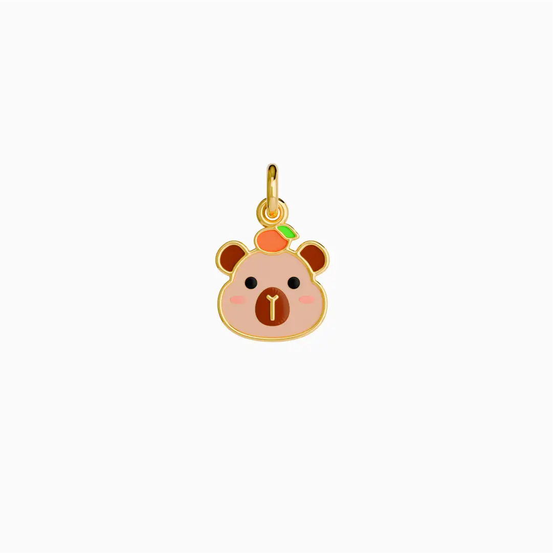 Kalung Emas Anak Cappybara 8k