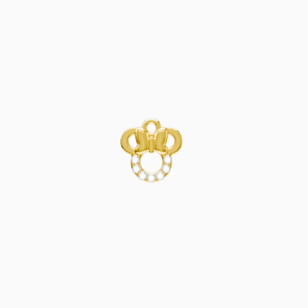 Liontin Kalung Emas Millie Swarovski Gold