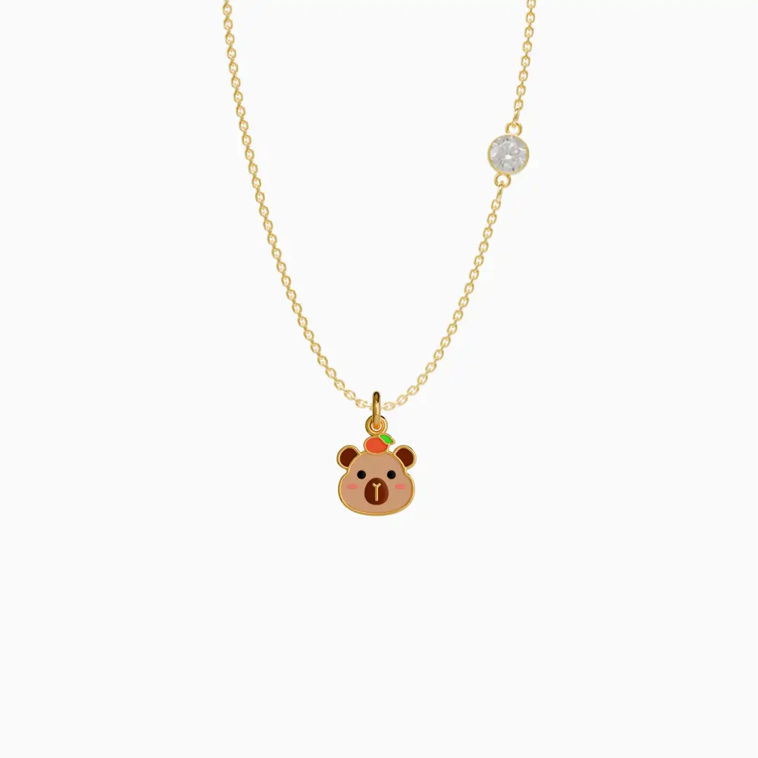 Kalung Emas Anak Cappybara 8k