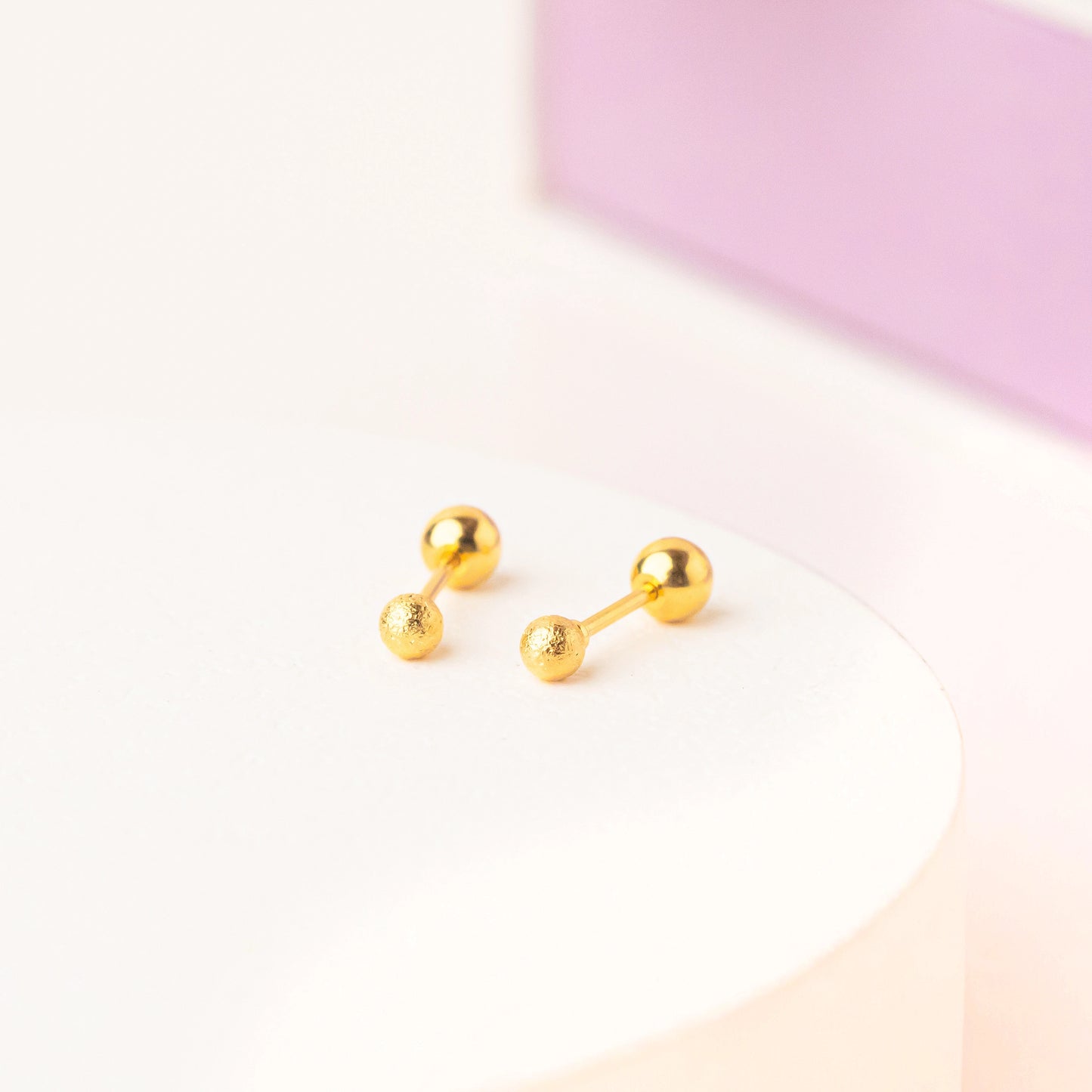 FREE GIFT - Anting Screw Back Orbella Gold