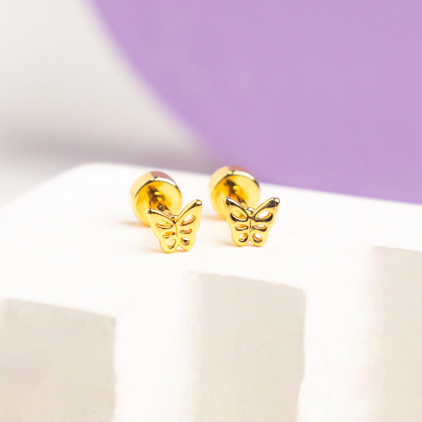 FREE GIFT - Anting Screw Back Tiara Gold