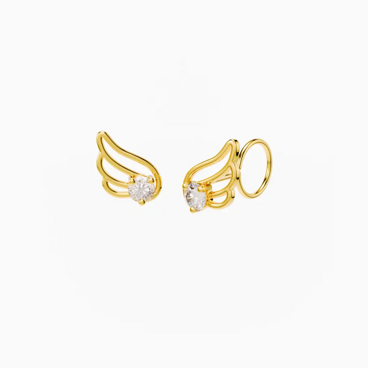 Anting Anak Loop End Angel Wings