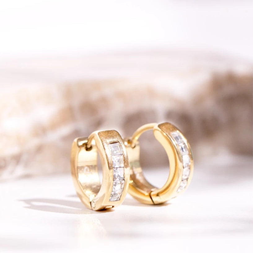 FREE GIFT - Anting Hoop Terra Gold