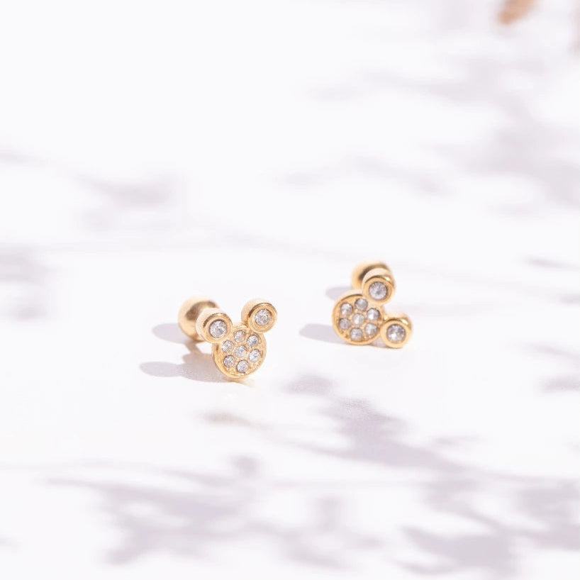 FREE GIFT - Anting Screw Back Miky Gold