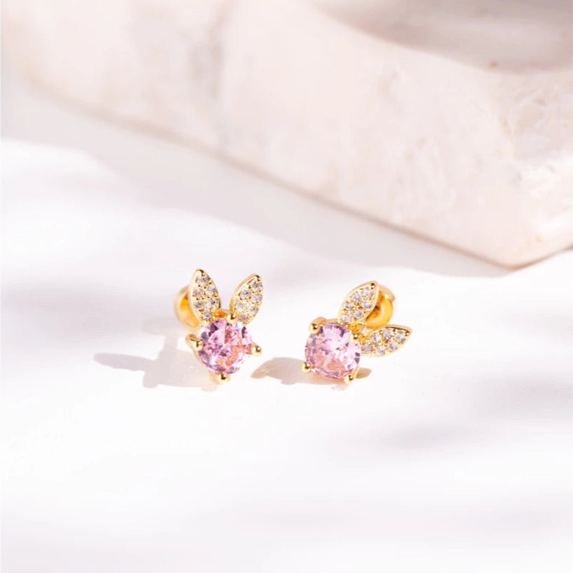 FREE GIFT - Anting Screw Back Rabbit SW Gold