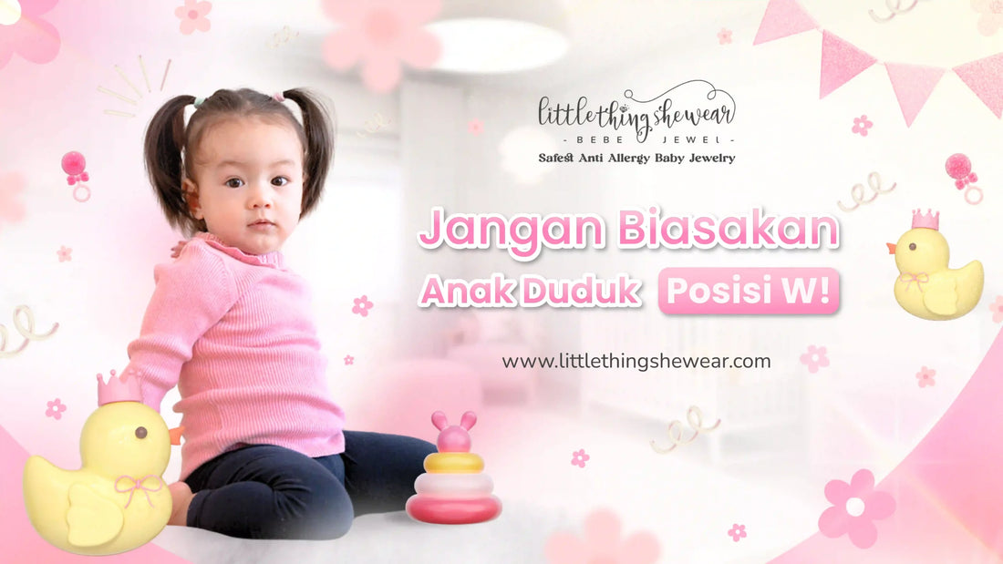 duduk dengan posisi w