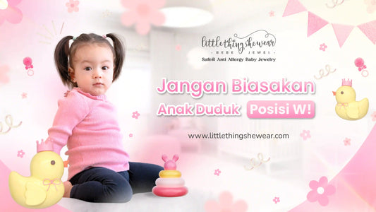 duduk dengan posisi w