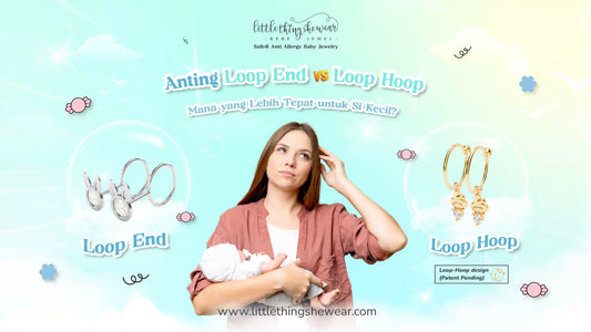 anting loop end atau loop hoop