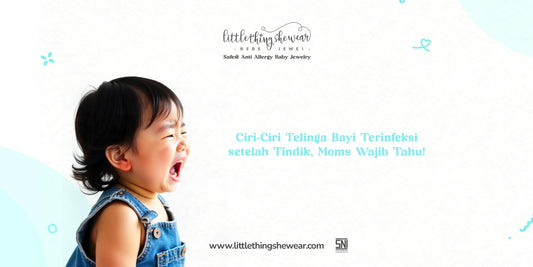 ciri ciri telinga bayi terinfeksi setelah tindik