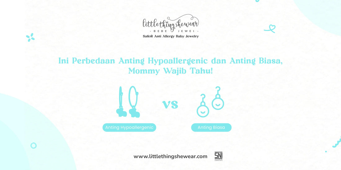 perbedaan anting hypoallergenic dan anting biasa