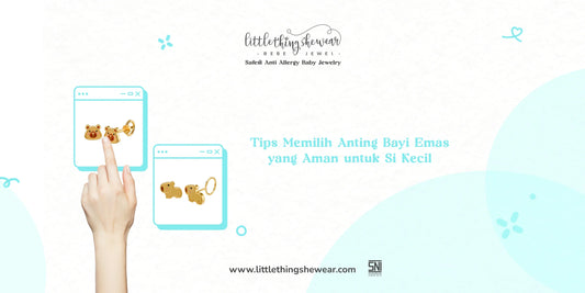 memilih anting bayi emas
