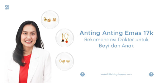 anting anting emas 17K rekomendasi dokter