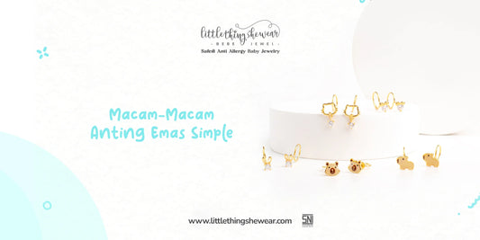 anting emas simple