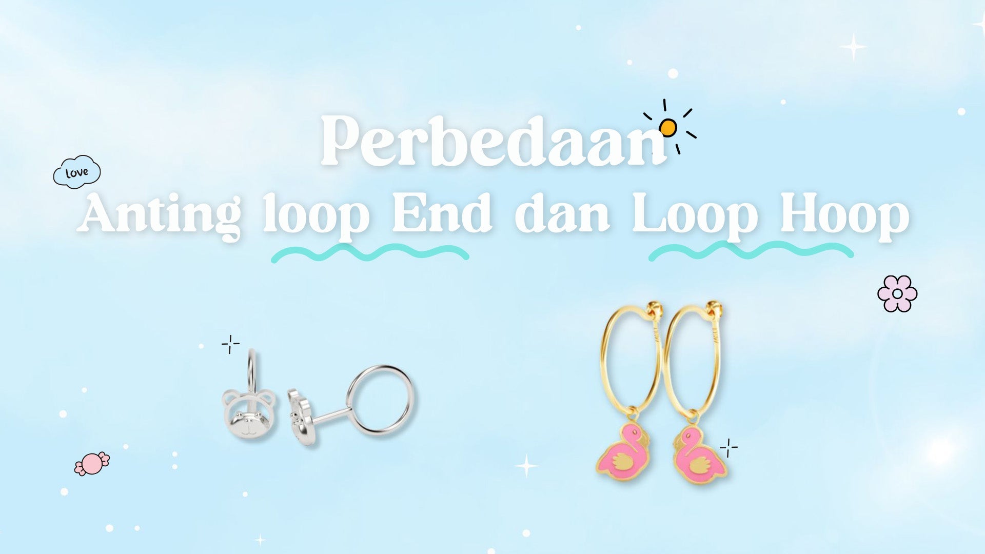 Perbedaan Anting Loop End dan Loop Hoop di Littlethingshewear