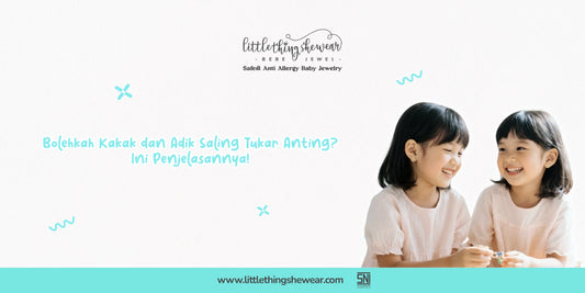 kakak adik tukar anting