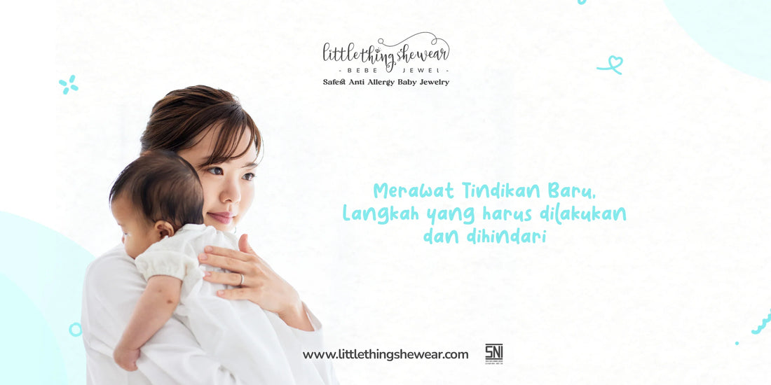 merawat tindikan baru