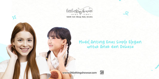 model anting emas anak dan dewasa