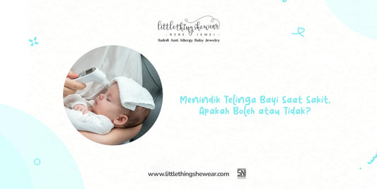 menindik telinga bayi saat sakit