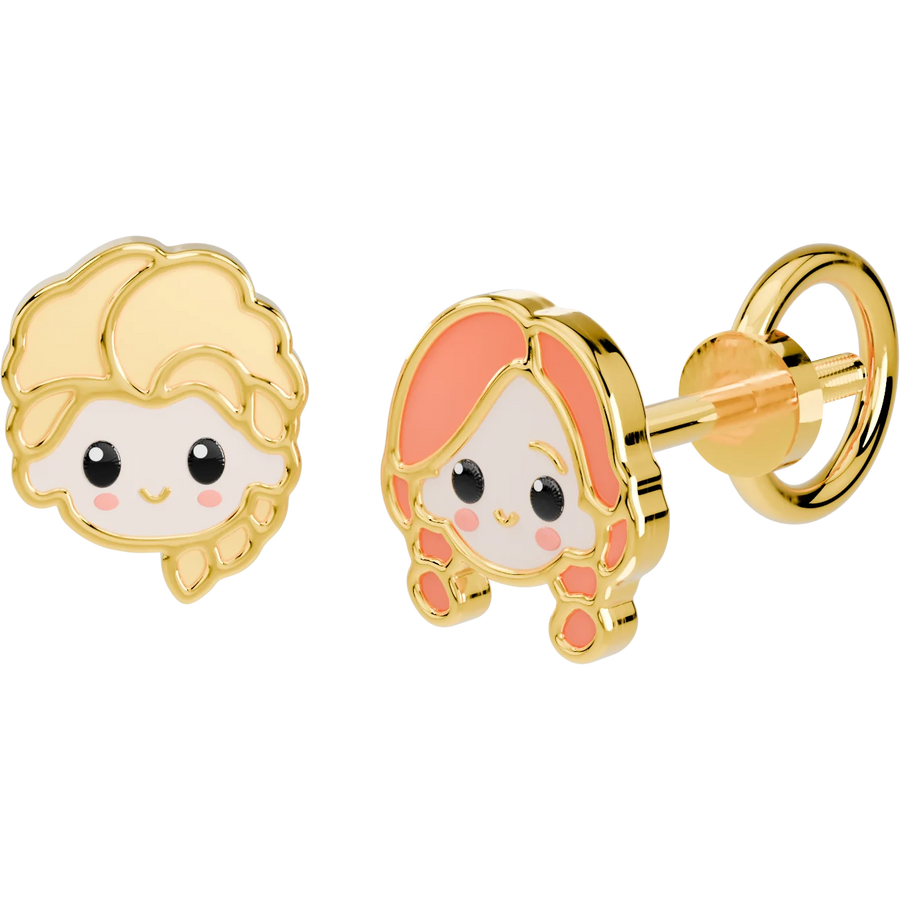 Anting Anak Loop Screw Arendelle (8K)