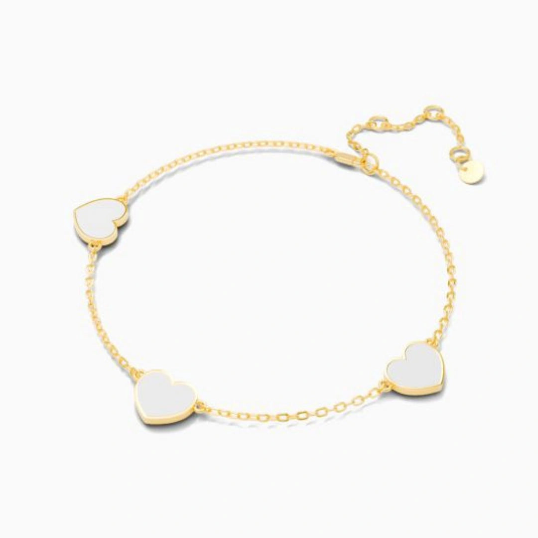 Gelang Emas Carys Red White