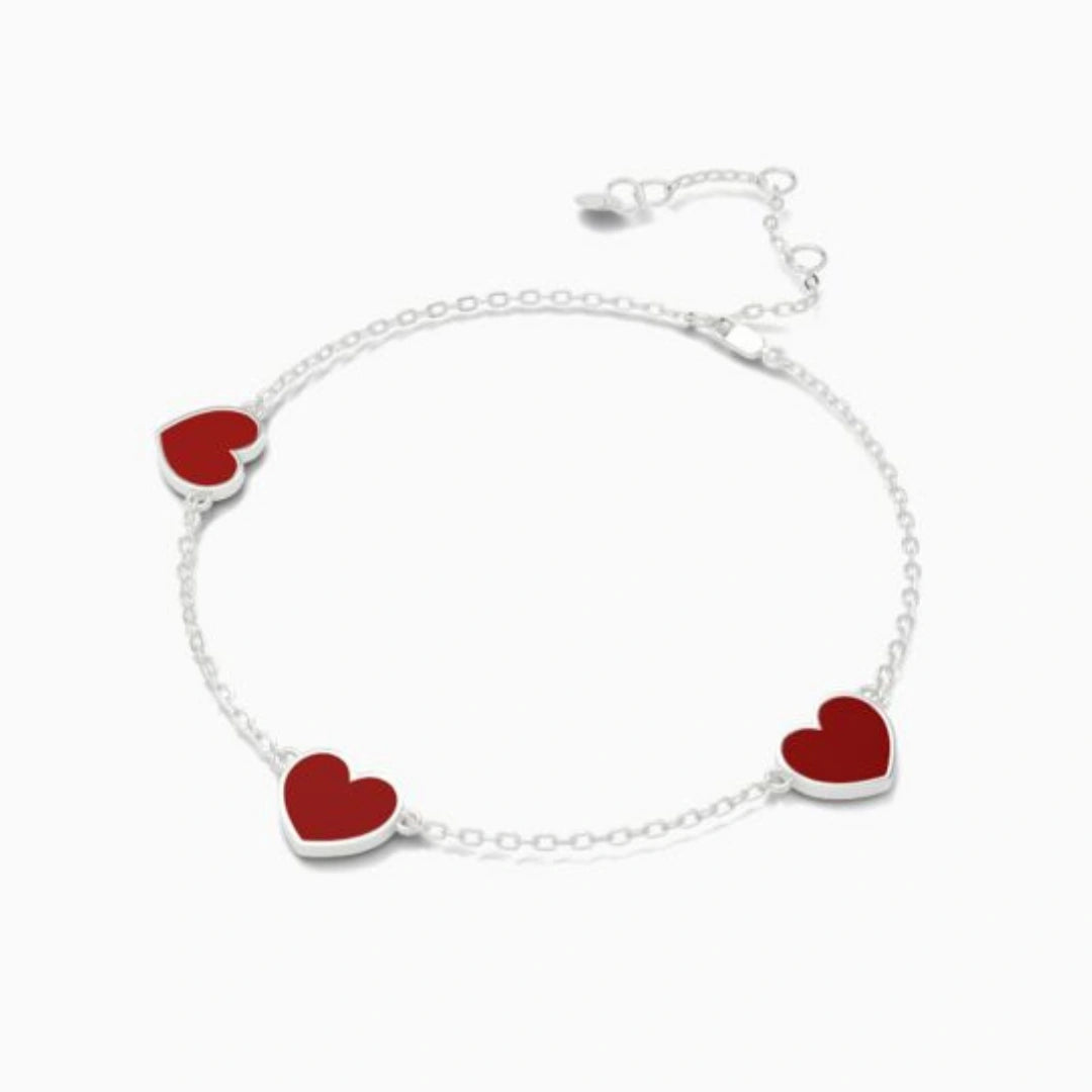 Gelang Emas Carys Red White