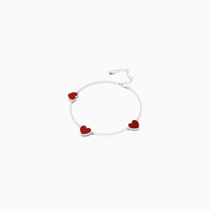 Gelang Emas Carys Red White