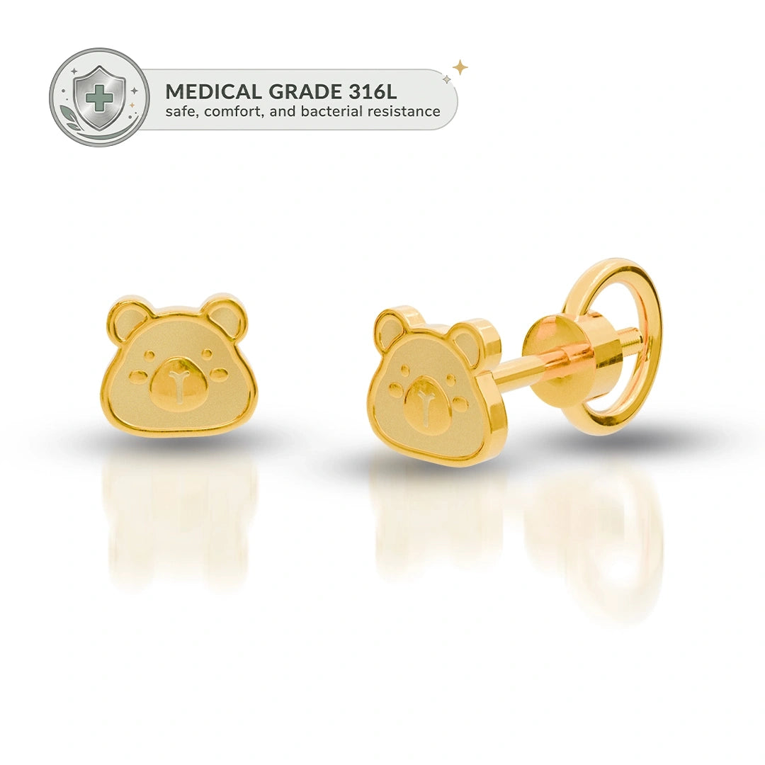 Anting Anak Cappy Medical Grade 316L