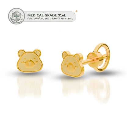 Anting Anak Cappy Medical Grade 316L