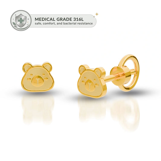 Anting Anak Cappy Medical Grade 316L
