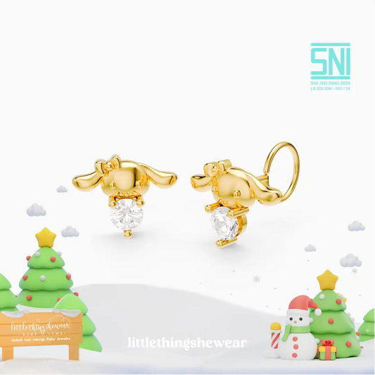 Anting Anak Loop End Claire Swarovski