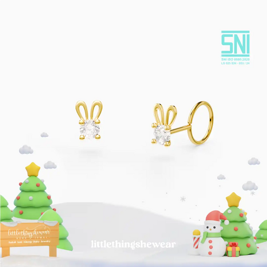 Anting Anak Loop End Eiko Swarovski