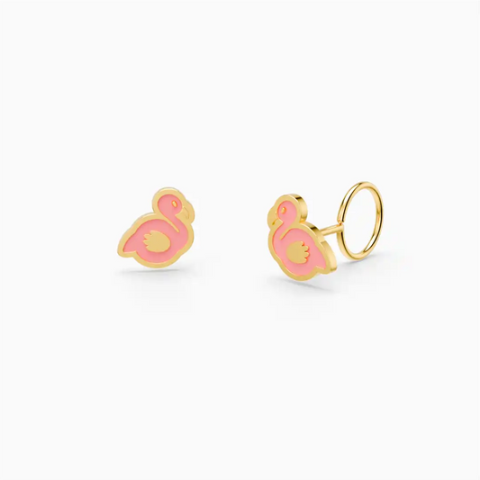 Anting Anak Loop End Flamingo
