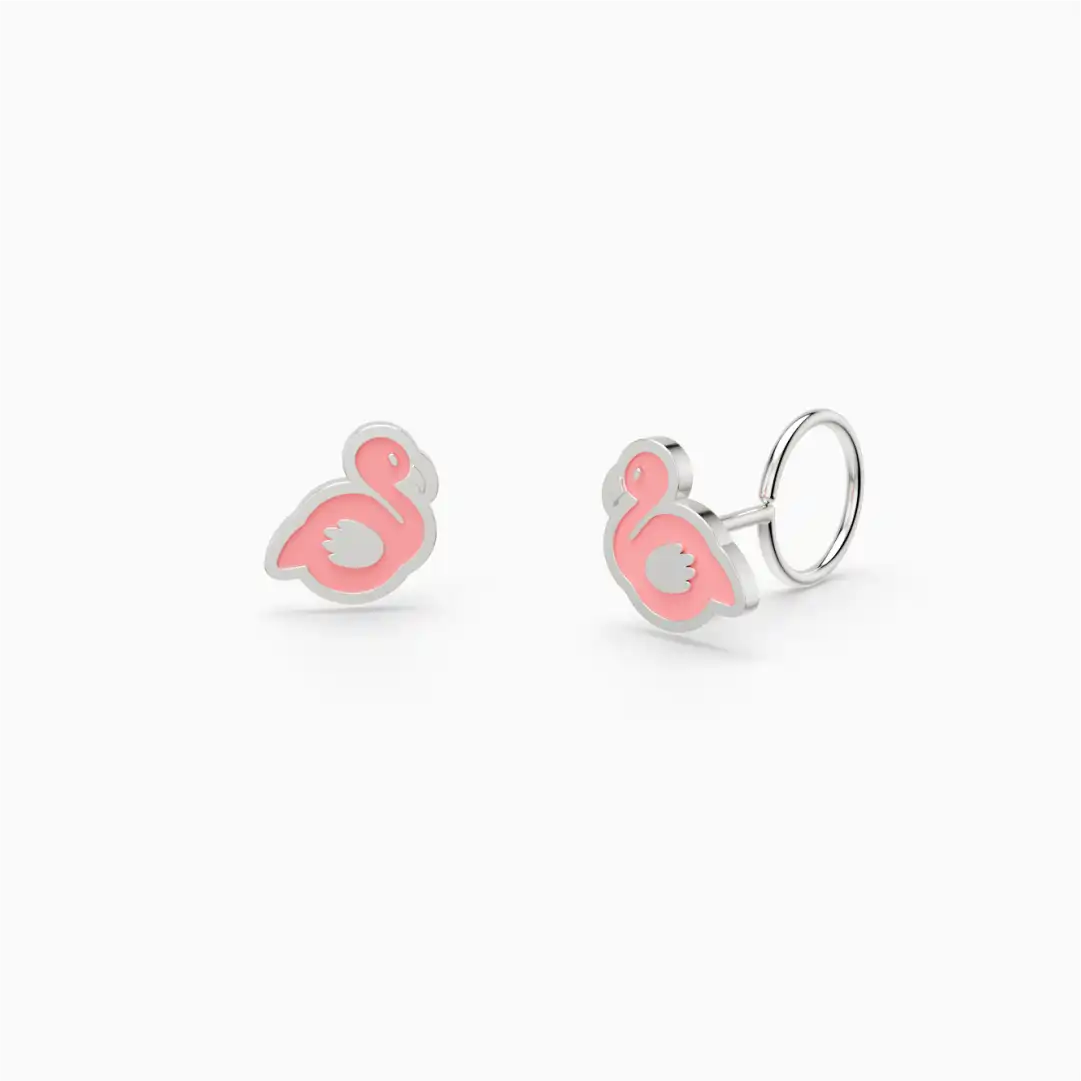 Anting Anak Loop End Flamingo