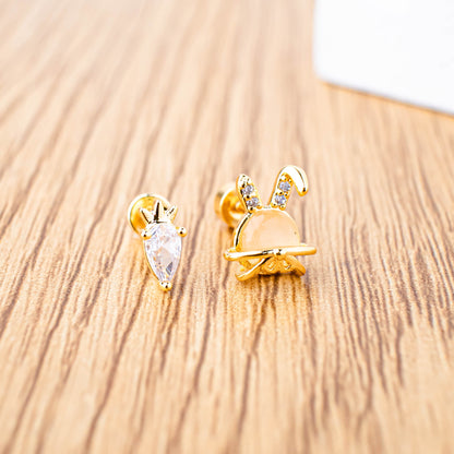 FREE GIFT - Anting Screw Back Solara Gold