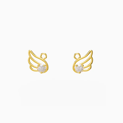 Anting Anak Loop Hoop Angel Wings