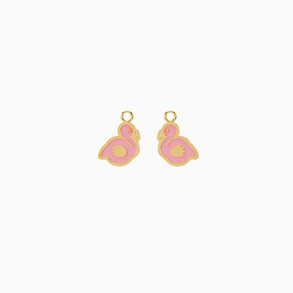 Anting Anak Loop Hoop Flamingo