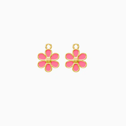 Anting Anak Loop Hoop Flower