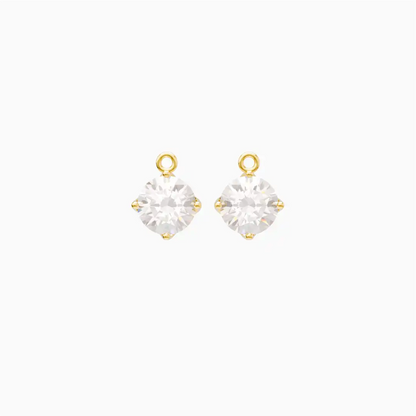 Anting Emas Dewasa Loop Hoop Ilona Swarovski