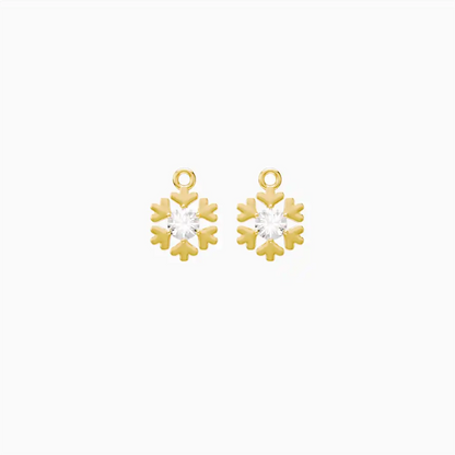 Anting Anak Loop Hoop Snow Swarovski
