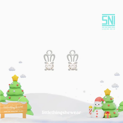 Anting Anak Loop Hoop Eiko Swarovski