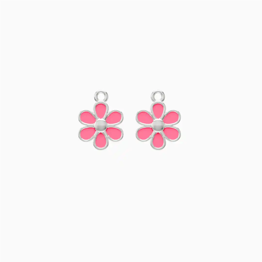 Anting Anak Loop Hoop Flower