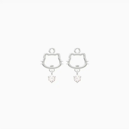 Anting Anak Loop Hoop Kimi Swarovski