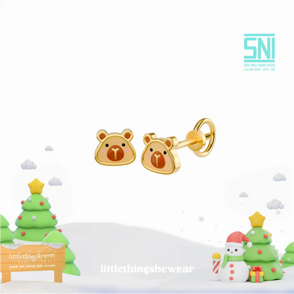 Anting Anak Loop Screw Happybara 8K