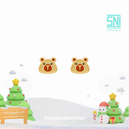 Anting Anak Loop Screw Happybara 8K