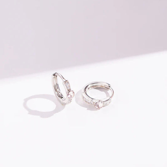 FREE GIFT - Anting Hoop Linora White Gold